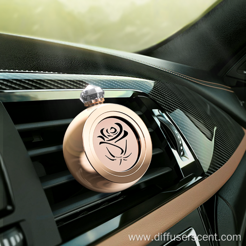 Custom Luxury Aluminium Car Perfume Diffuser Vent Clip